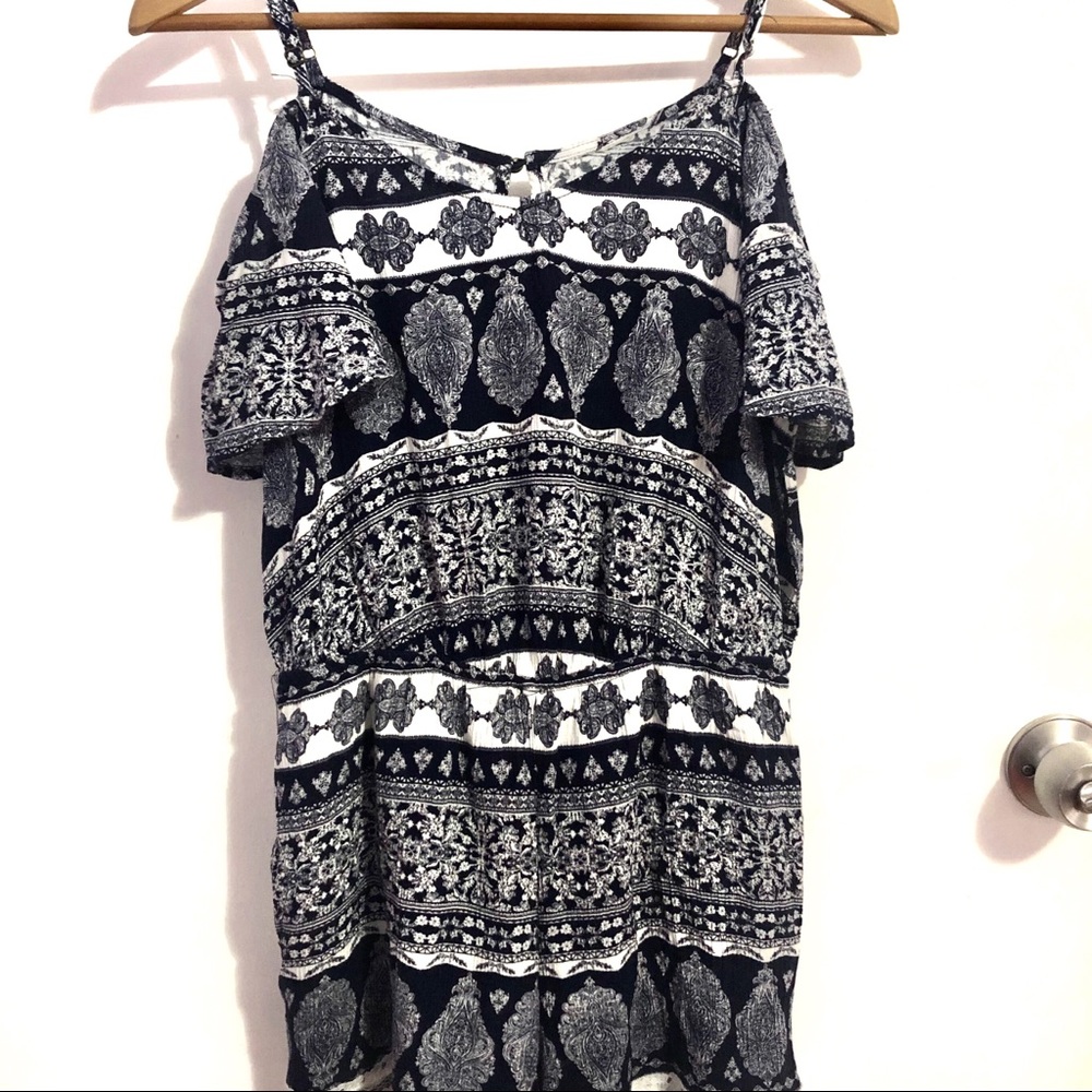 Boho Print Romper